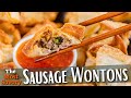 Savory Sausage Wontons