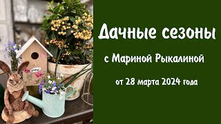 Дачные сезоны с Мариной Рыкалиной от 28 марта 2024 года