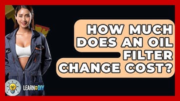 How Much Does An Oil Filter Change Cost? - LearnToDIY360.com