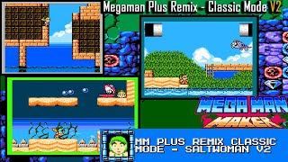 Megaman Maker Level Pack - MM Plus Remix Classic Mode - Salt Woman Stage V2