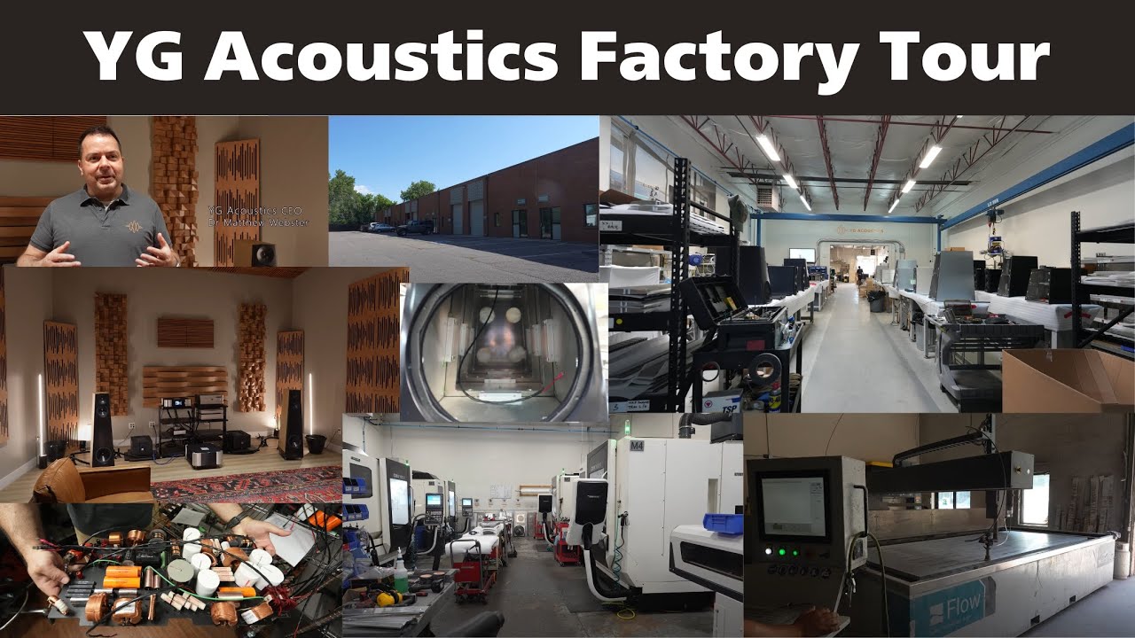 YG Acoustics Factory Tour [4k/60P] / How speakers are made from ...