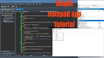 Delphi notepad app tutorial - July 2022 - 74af640b
