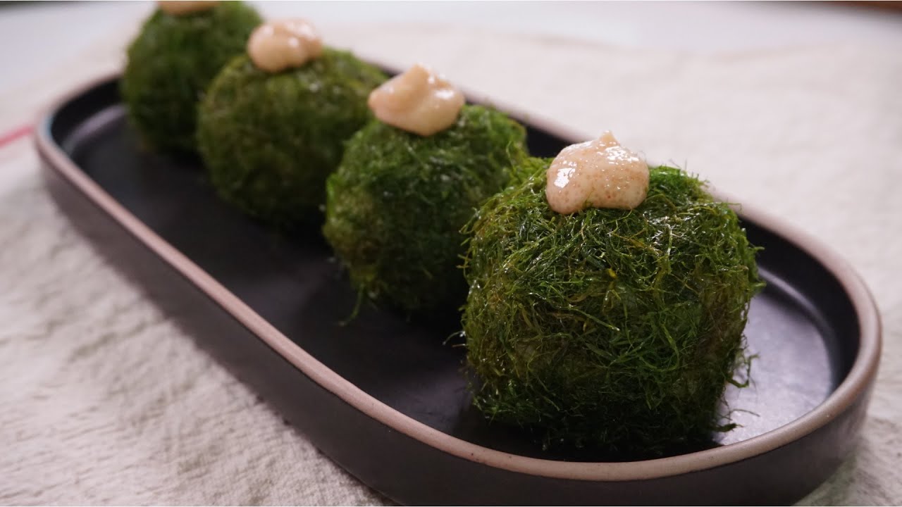 [간단요리] 명란감태주먹밥 만들기 Pollack Roe Rice Ball 🍙 - YouTube