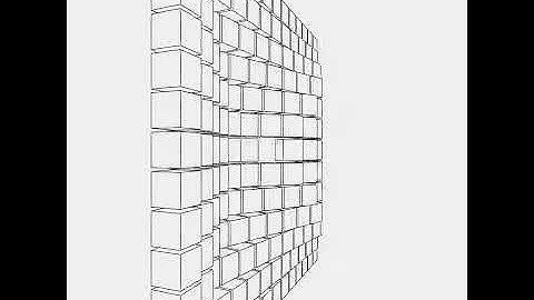 Rotate boxes. Draw by openFrameworks