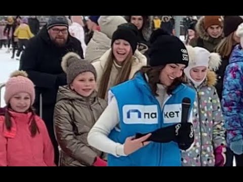 Медведева на катке