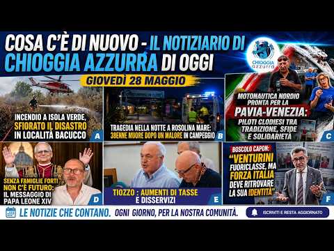 Video COSA C'E? DI NUOVO IL NOTIZIARIO DI CHIOGGIA AZZURRA DI OGGI