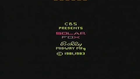 Atari 2600 Solar Fox CBS Electronics Game Cartridge, An Annotated Review