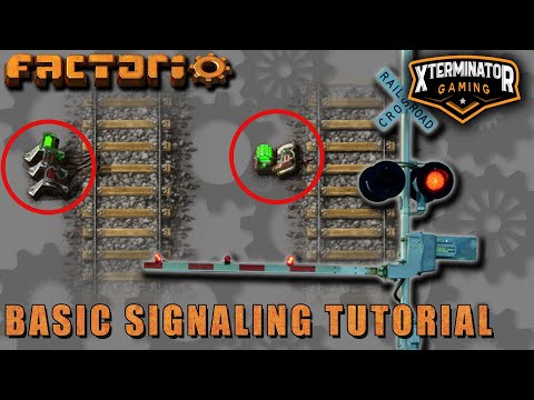 Basic Rail / Train Signaling - Factorio Tutorial u0026 Guide : Rail vs Chain Signals u0026 How To Use Them