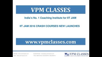 IIT JAM 2016 EXAM CRASH COURSE | FREE SOLVED PAPERS | COMPUTER BASED TEST