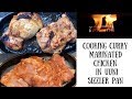 Cooking Curry Marinated Chicken Thighs in Ooni Sizzler Pan | Uuni 3 BBQ.