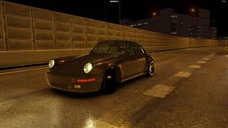 RUF CTR Yellowbird | Assetto Corsa | Dence traffic | Weather - Stormy rain | No comment
