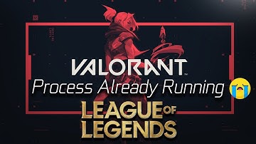 "Process Already Running" Riot Client BUG League of Legends/Valorant [2025]
