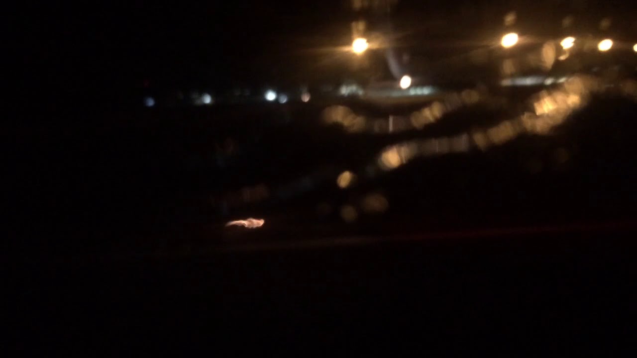 Night time take off of Thomson TOM6677 from Paphos, Cyprus to Bristol flight reg: G-OOBB Boeing 757