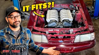 V12 Supercar Engine Swap into 5.0 Mustang...HOW?!