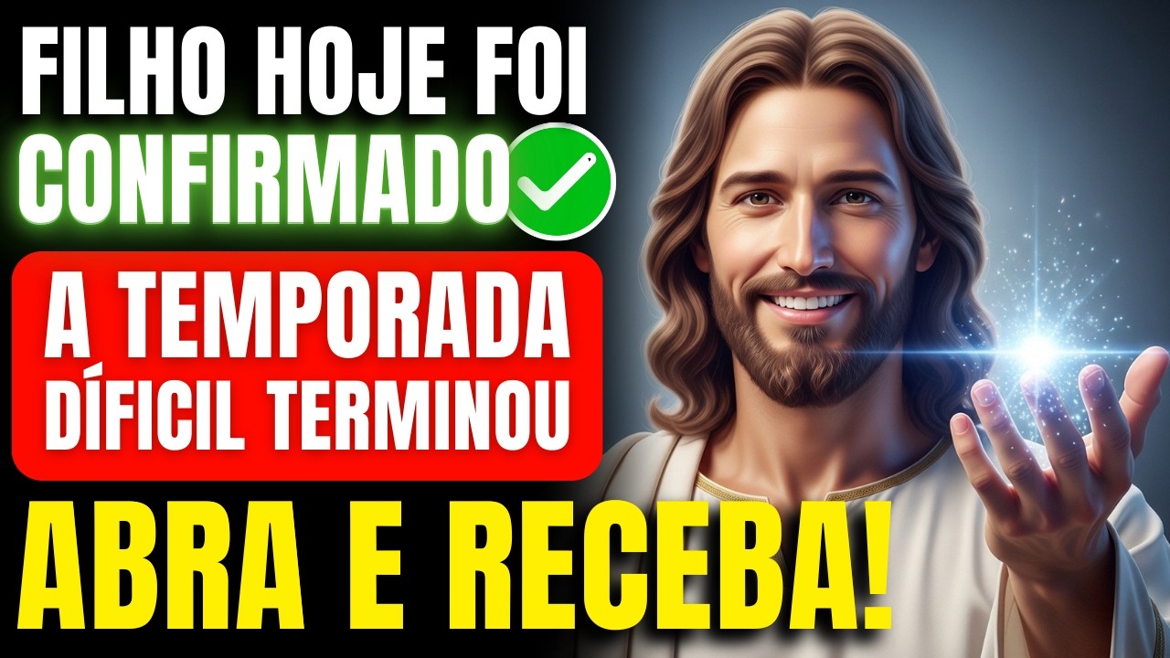 DEUS DIZ: FILHO ESTOU MUDANDO SUA HISTÓRIA ENQUANTO VOCÊ ASSISTE ISSO | MENSAGEM DE DEUS