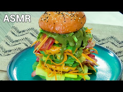 [ASMR] 🍔 Giant Veal Burger Recipe | POPS Chef - ASMR Cooking