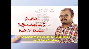 Partial Differentiation 3 Euler