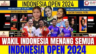 SITI/APRI & JORJI JUGA MENANG..!! INDONESIA PANEN KEMENANGAN..!! Hasil Indonesia Open Hari ini..