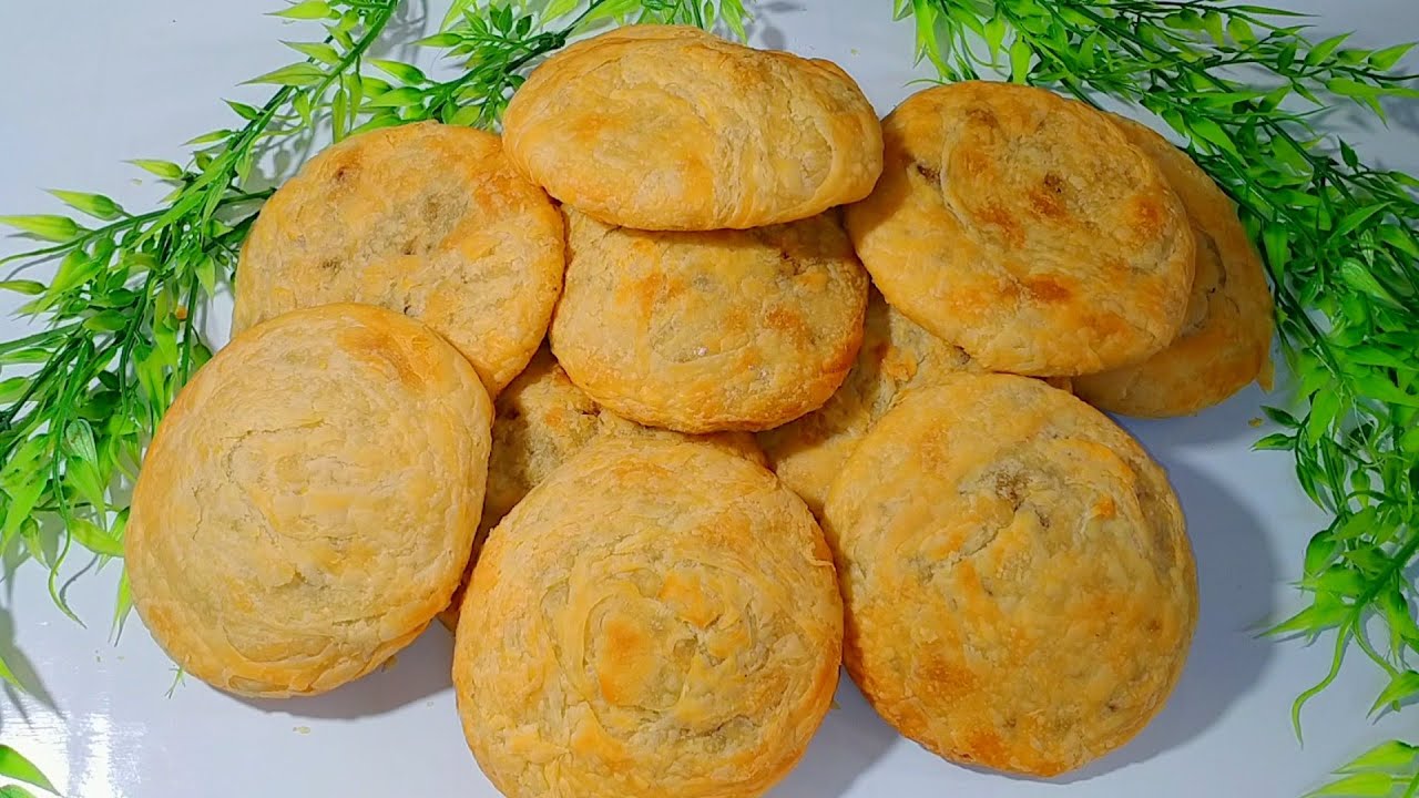 الفطير المشلتت باللحمه لرمضان2021بديل الجلاش وبطريقة جديده جدا هتخليه مورق ومقرمش واسمعي صوته واحكمي