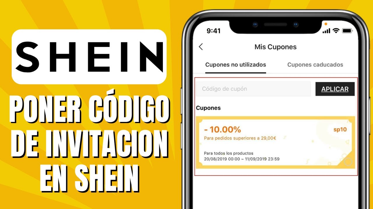 C mo poner c digo de invitaci n en shein donde poner c digo en shein