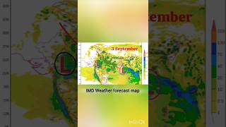 3 to 9 September weather forecast map #weatherforecast #forcasting