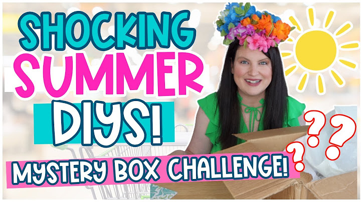 NEW Summer Decor DIYs with SHOCKING Items! Mystery Box Challenge: We ditched Dollar Tree!