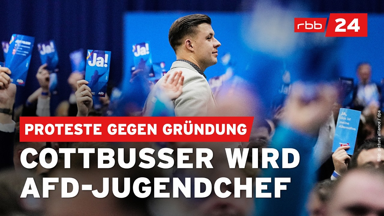 Neue AfD-Jugend „Generation Deutschland“: Proteste und Polizeieinsätze bei Gründung