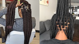 AMAZING BOX BRAIDS TUTORIAL COMPILATION 😍❤️