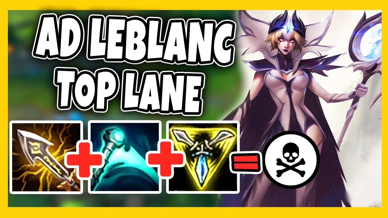 Bukser Ingen bureau AD LEBLANC TOP! INFORMATIONAL GUIDE AND GAMEPLAY! - League of Legends -  YouTube