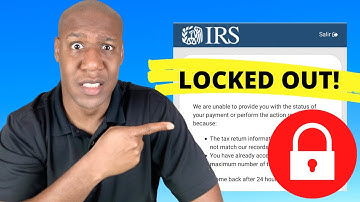 IRS Stimulus Check Portal Error Messages (LOCKED OUT & TRY AGAIN LATER) What this means!