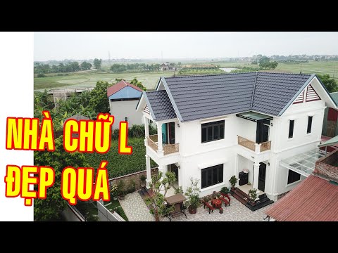 Tham Khảo Mẫu Nhà 2 Tầng Chữ L ĐẸP LONG LANH LUNG LINH