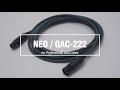 プロ向けラインケーブル【QAC-222】の製品紹介【オヤイデ電気/NEO】