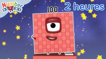 Gros chiffres | 2 heures de Numberblocks en français - épisodes complets | Apprenez à compter 123
