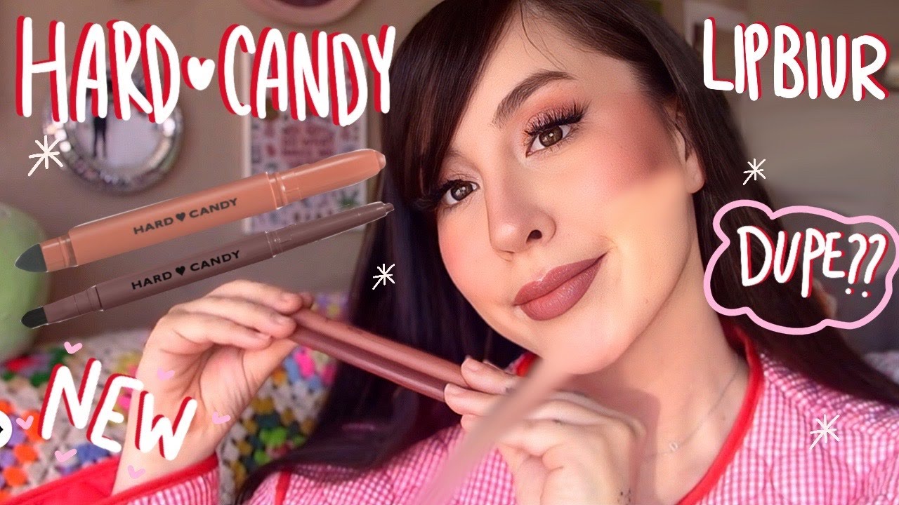 NEW HARD CANDY LIP BLUR LIPSTICK+ INSTA POUT LIPLINER! RHODE BEAUTY DUPE?? NEW DRUGSTORE LIPPIES!