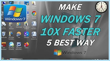How to make windows 7 faster - speed up windows 7