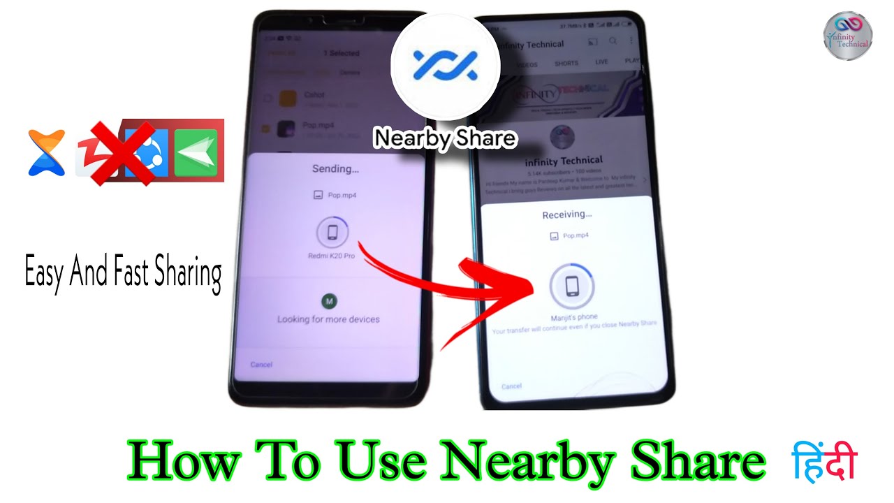 how to use nearby share in android | nearby share kaise use kare | 2022