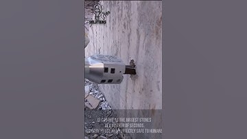 Satisfying Work | how to break rock easy | #technology #tools #shorts #equipment #machinery
