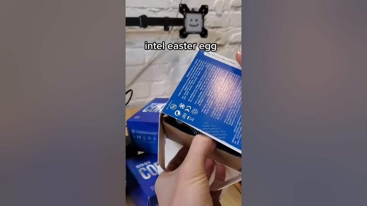 Intel Easter Egg! shorts YouTube