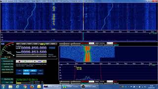 9253.5 KHz USB (9255.2 KHz) Brazilian Navy Sitor-B