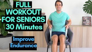 Full Workout To Improve Muscular Endurance For Seniors (With Weights and Bands) - Intermediate by More Life Health Seniors 81,320 views 2 years ago 32 minutes