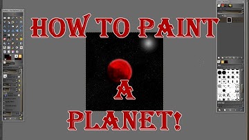 How to Paint a Planet - GIMP Tutorial