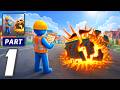Demolition Crew! - Gameplay Walkthrough Part 1 - Wreck Buildings With Power (iOS, Android)