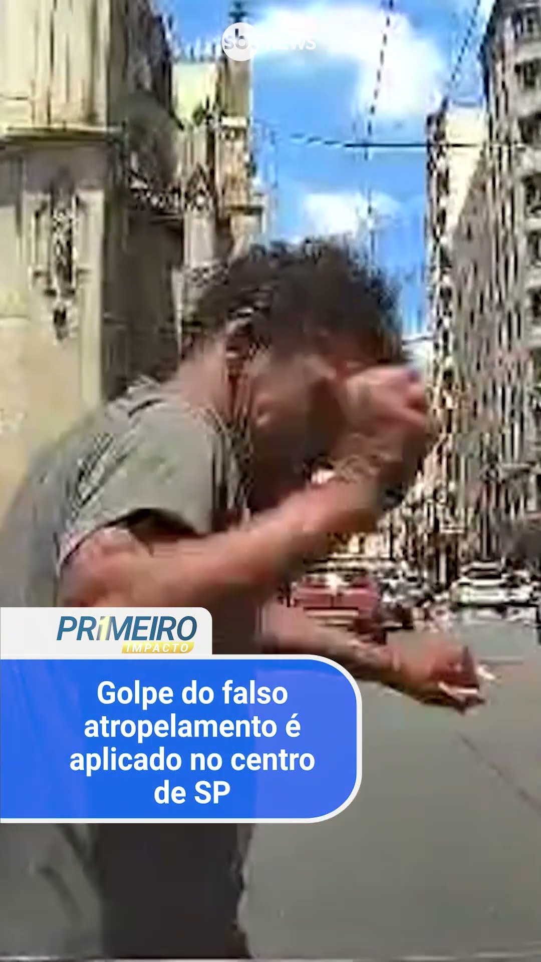 Golpe do falso atropelamento é aplicado no centro de São Paulo