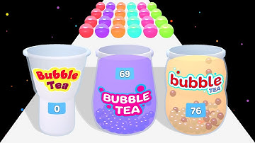 Bubble Tea Run! - ASMR Gameplay (All Levels)