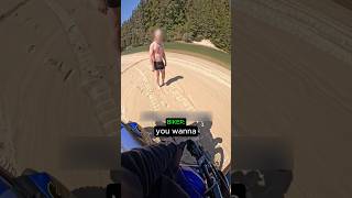 Biker Encounters Weirdest Man 😳