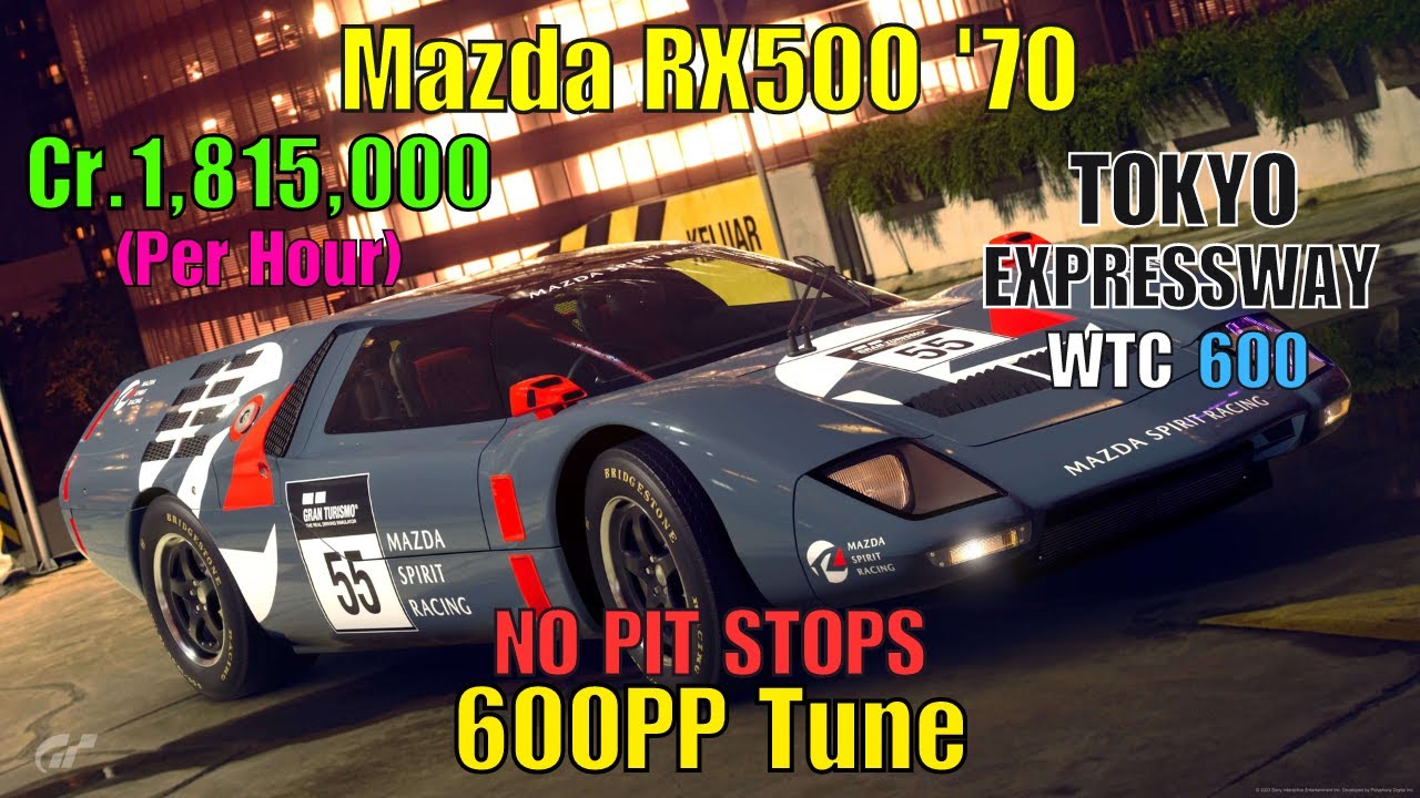 1.34) GT7|RX500 '70|Easy Money Method|Tokyo WTC600|No Pit Stops