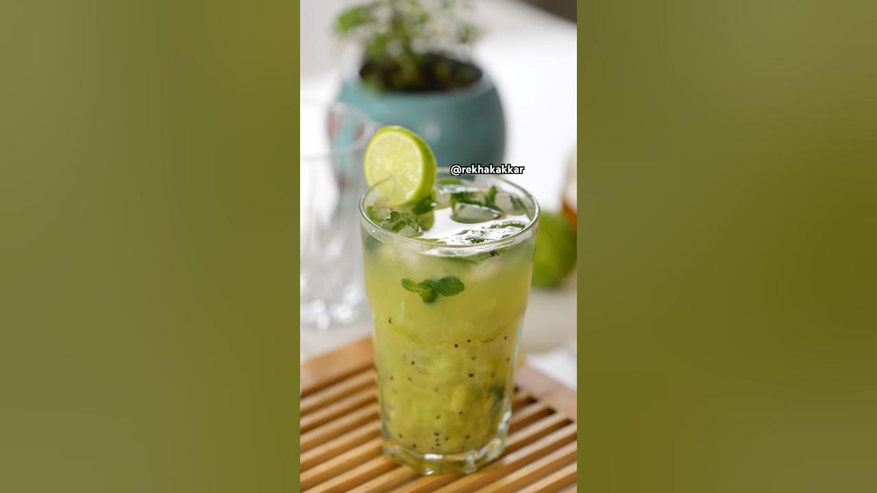 How to make kiwi iced tea iced tea recipe by rekha kakkar recipe
