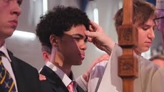 Eight Saint Ignatius Students Receive Sacraments of Initiation