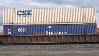 CSX Q017 Train Westbound