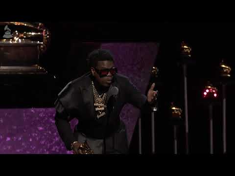 THERON THOMAS Wins Songwriter Of The Year, Non-Classical | 2024 GRAMMYs Acceptance Speech